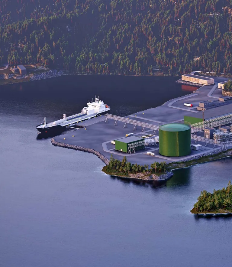 Green hydrogen production at Fortescues Holmaneset facility